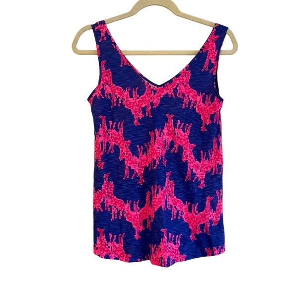 NWOT LILLY PULITZER CORAL PRINT TANK - Picture 1 of 3